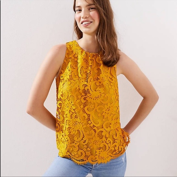 💕LOFT Lace Tank Bundle 💕 - Picture 4 of 7